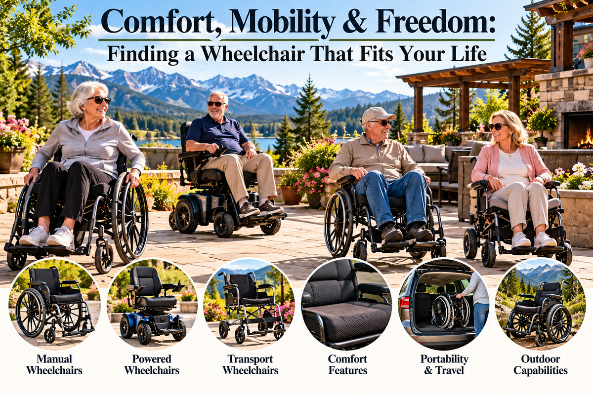The Right Wheelchair for You: A Guide to Comfort, Mobility & Independence