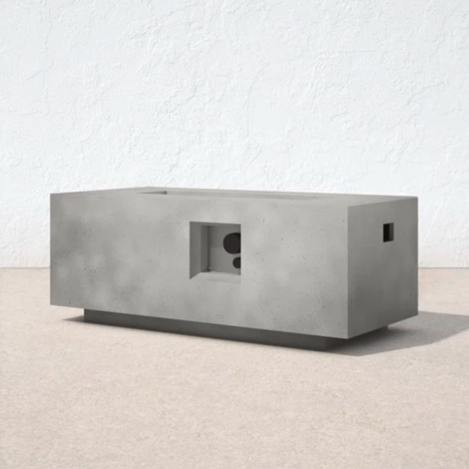 Propane Outdoor Durable Fire Pit Table - Gray