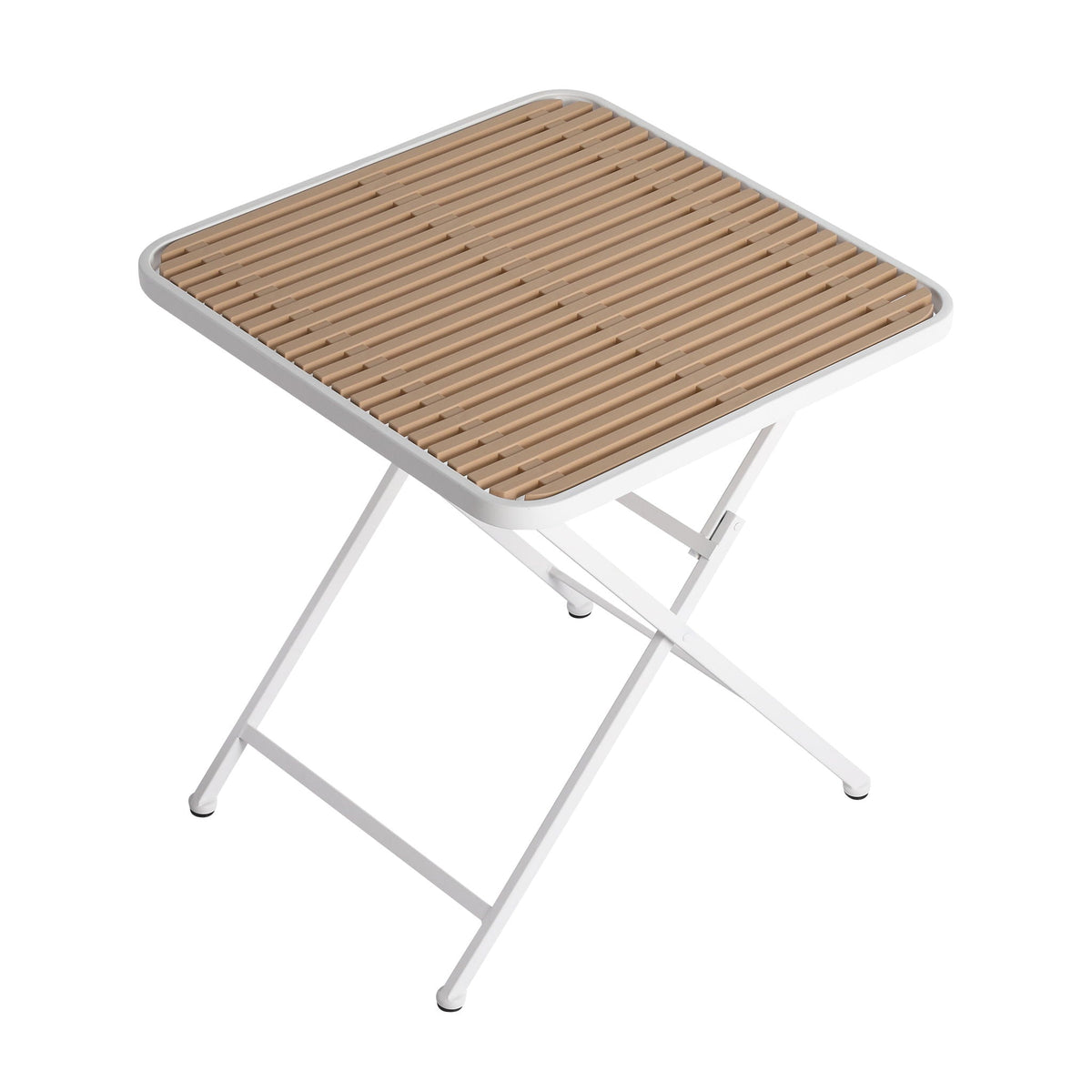 Modern 4 Piece Outdoor Set with Folding Table - Green or Orange