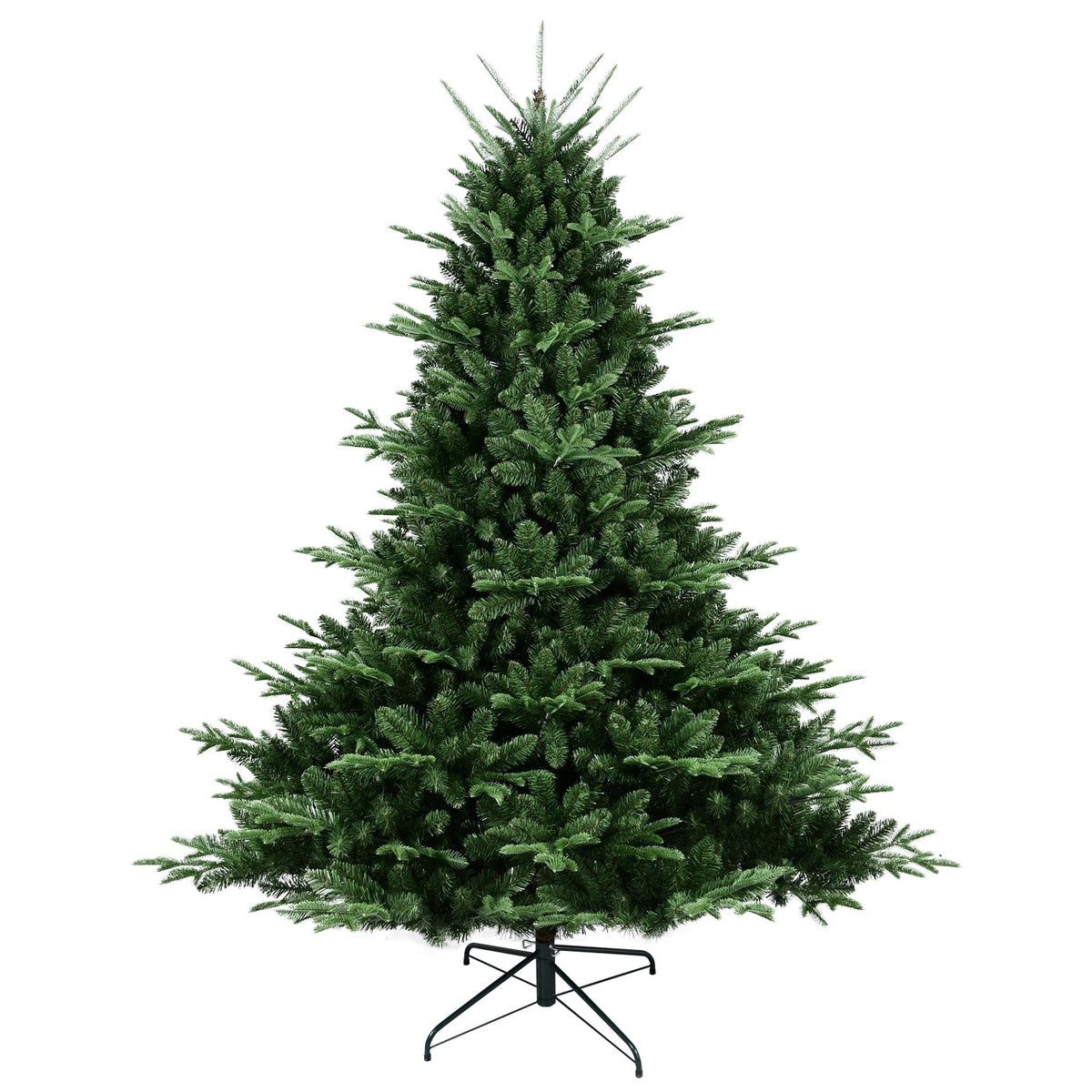 Full-Shaped 6 Ft Christmas Tree with 1673 PE/PVC Tips - Green
