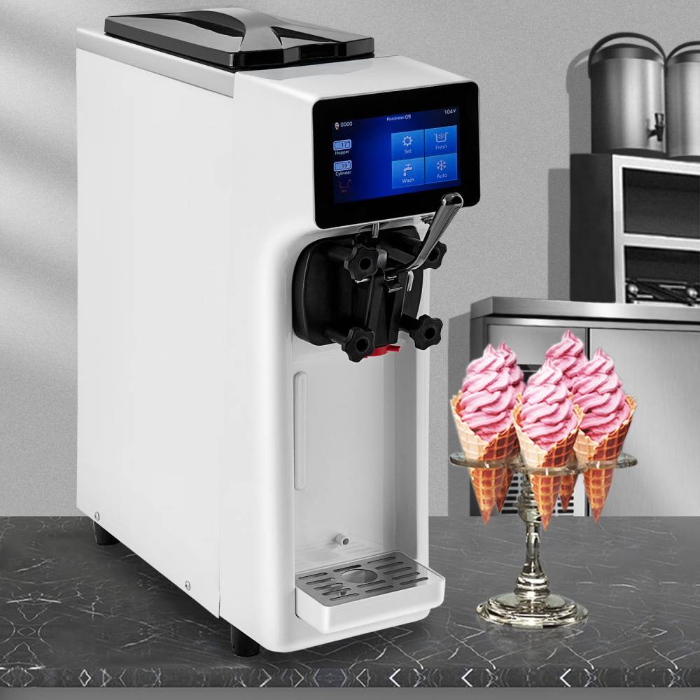 1000W Commercial Home Soft Serve Frozen Yogurt Ice Cream Maker Machine, 4.0L (SAK83425)