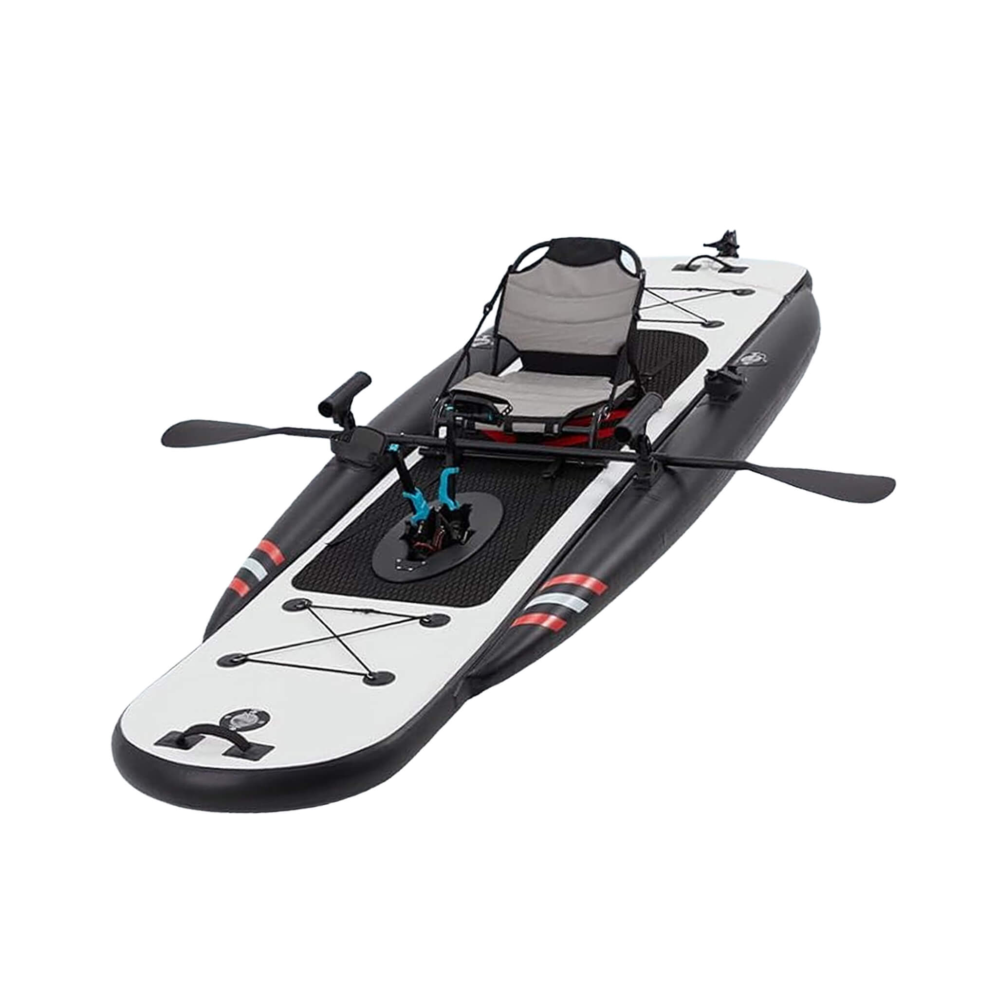 Premium 12FT Lightweight Inflatable Fishing Kayak With Pedal System