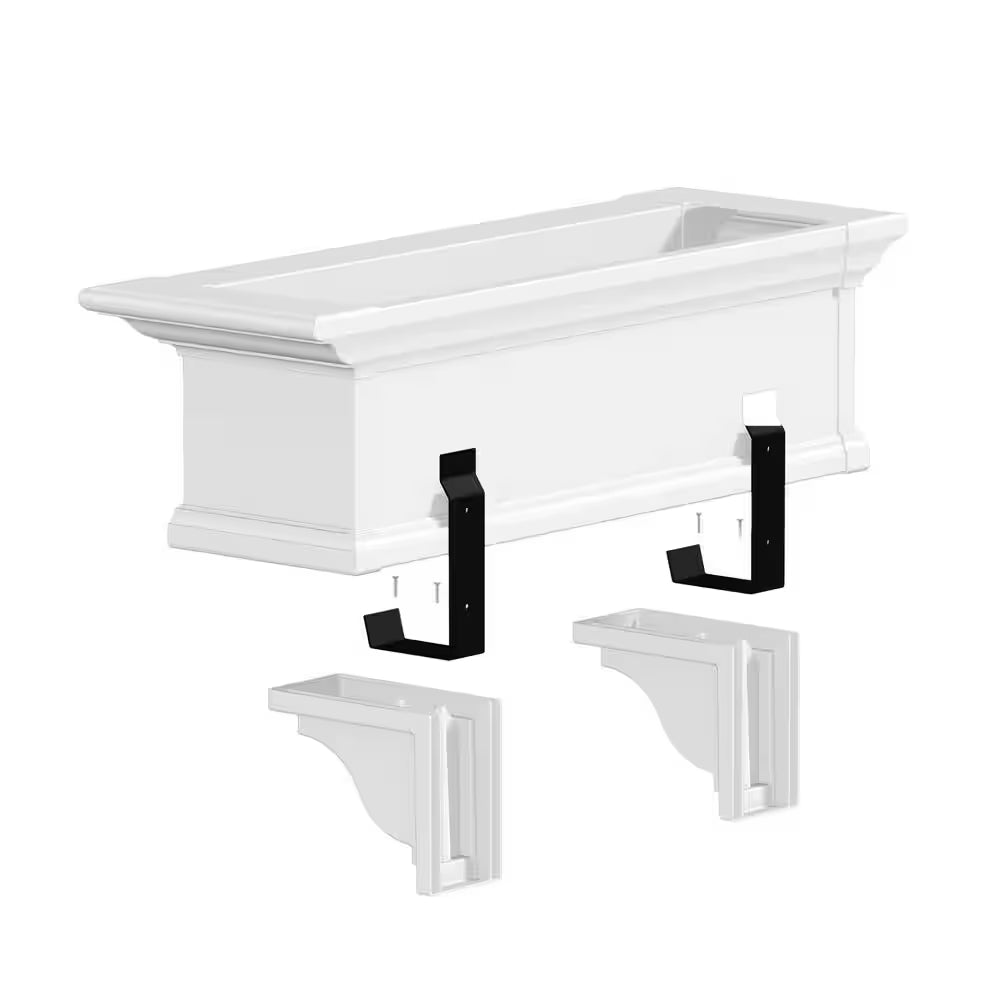 Yorkshire White Vinyl Decorative Corbel