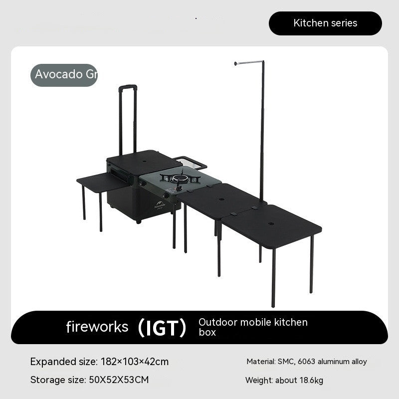 Outdoor Mobile Camping Kitchen