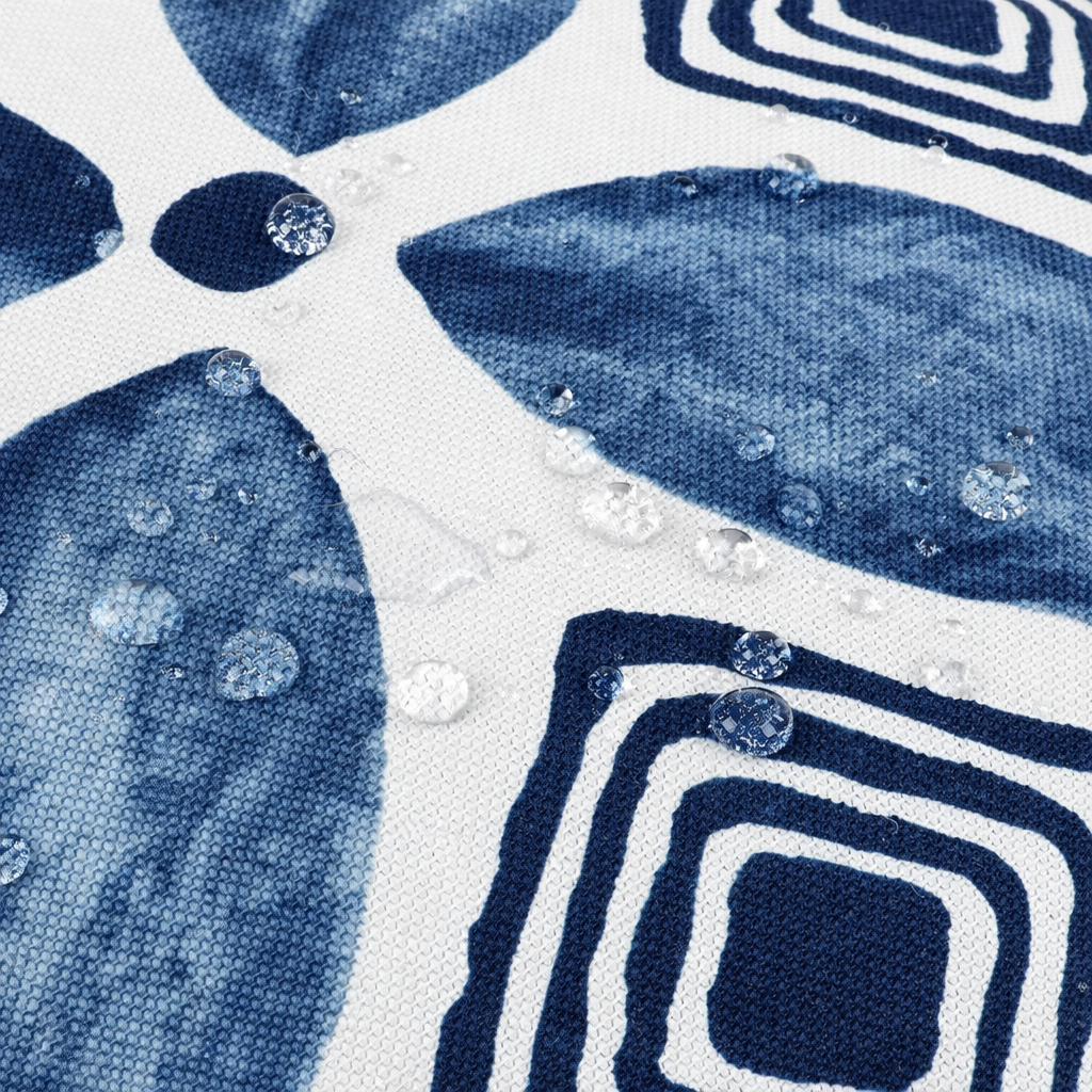 Water-Repellent Outdoor Patio Chair Cushions with Foam Filling - Gray
