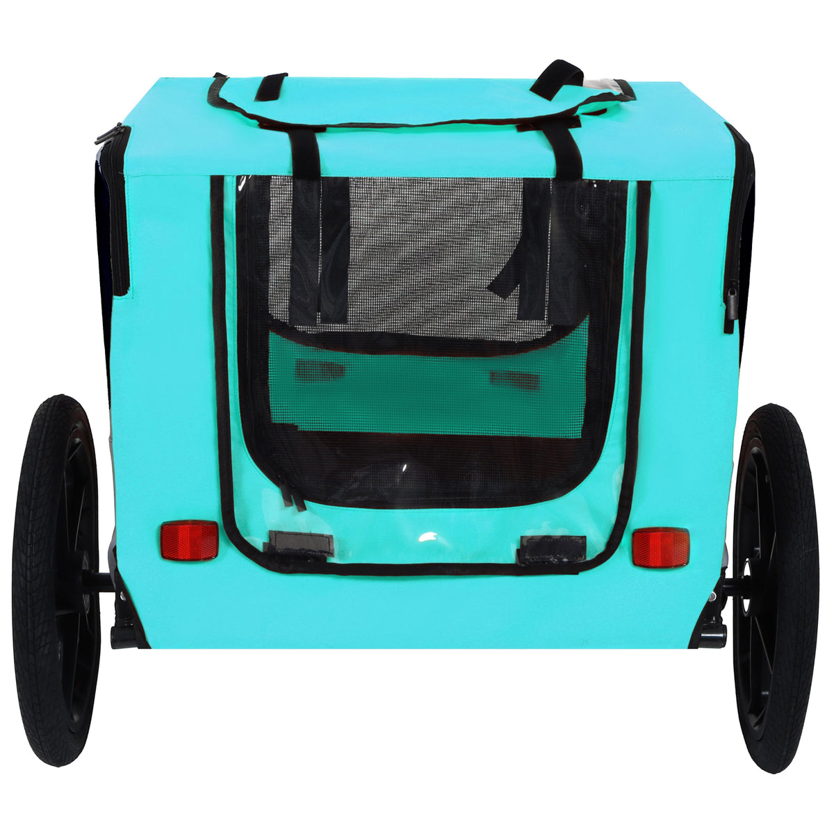 Pet Bike Trailer with Steel Frame and Waterproof Canopy - Outdoor