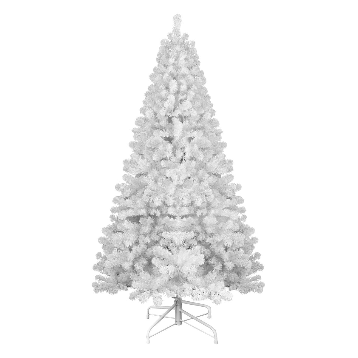 7ft White Christmas Tree with Memory Wire and 1064 Tips - White