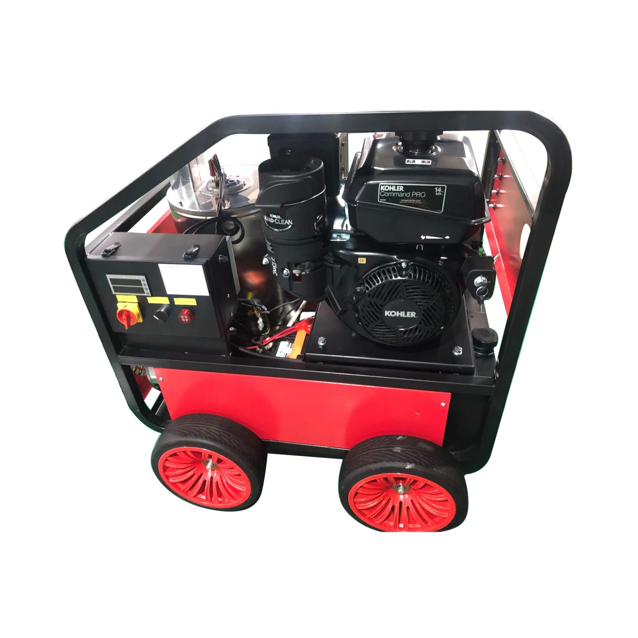 Heavy-Duty 4K PSI Commercial Hot Water Gas Powered Pressure Washer