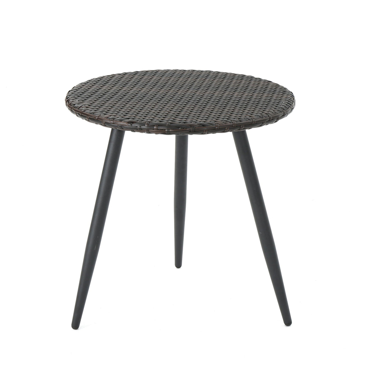 Kenneth 3 Pieces Chat Set Outdoor Furniture - Brown Multi