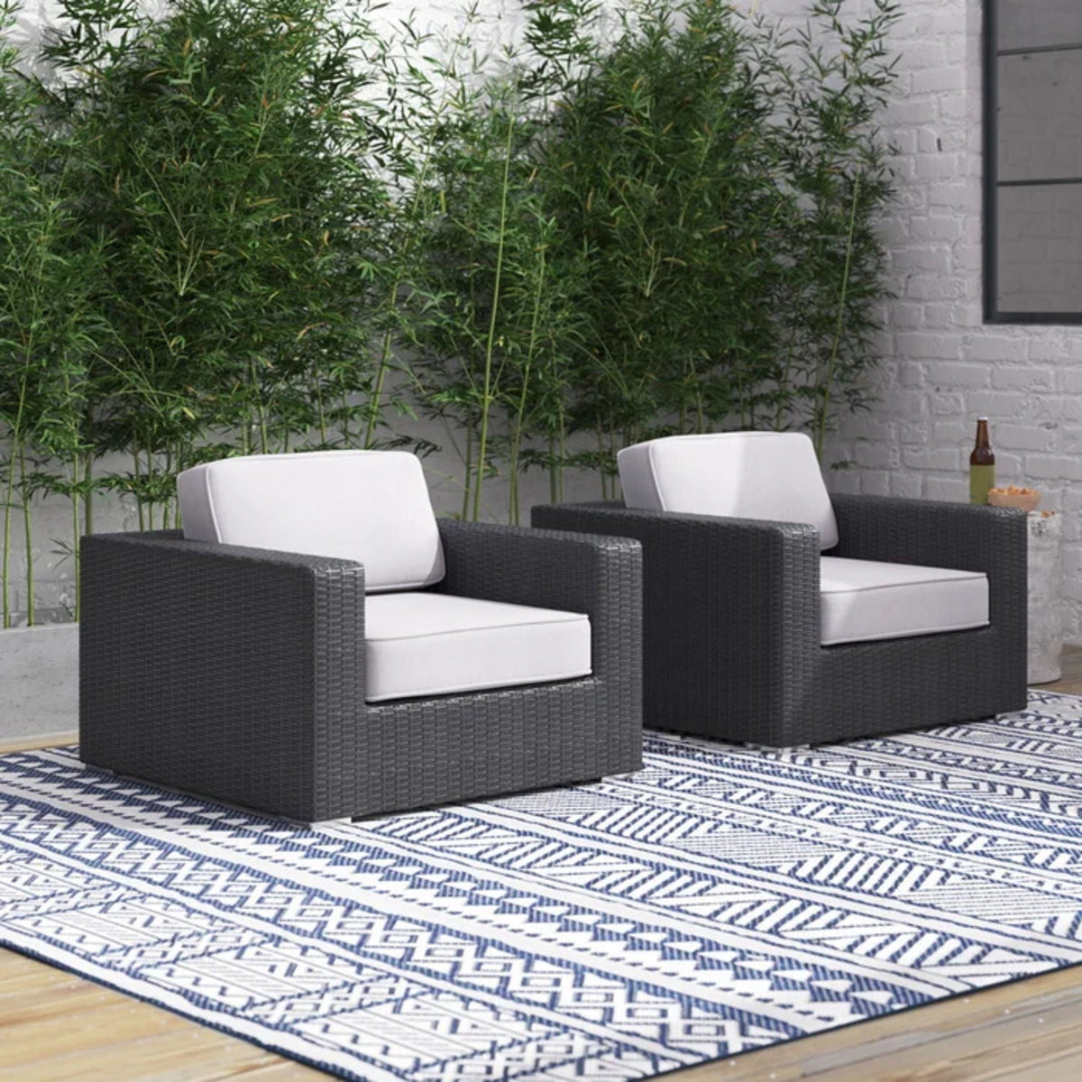 Outdoor Patio Chair With Cushions