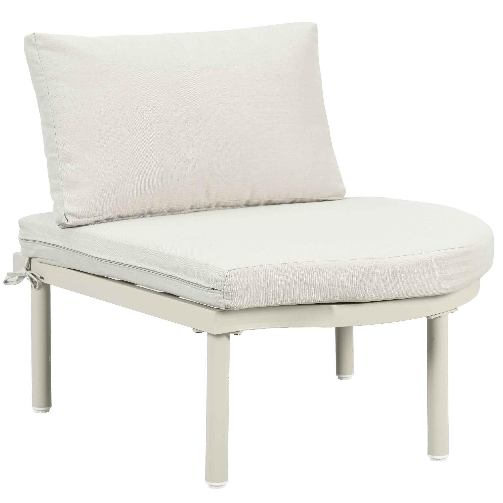 8-Piece Patio Sofa Furniture Set, Half Moon Outdoor Sectional Sofa
