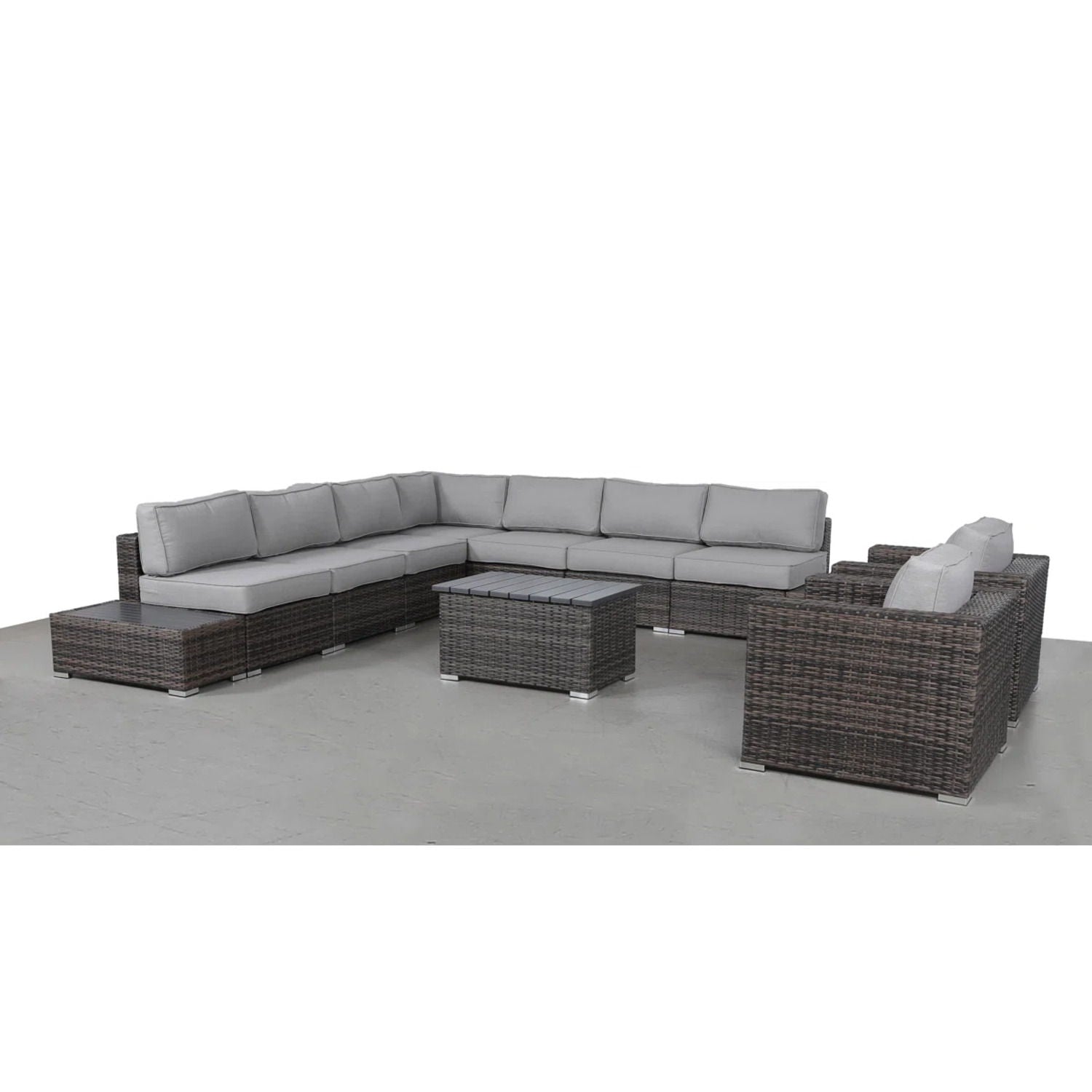 Stylish Entertainment Sectional Set, Outdoor Living