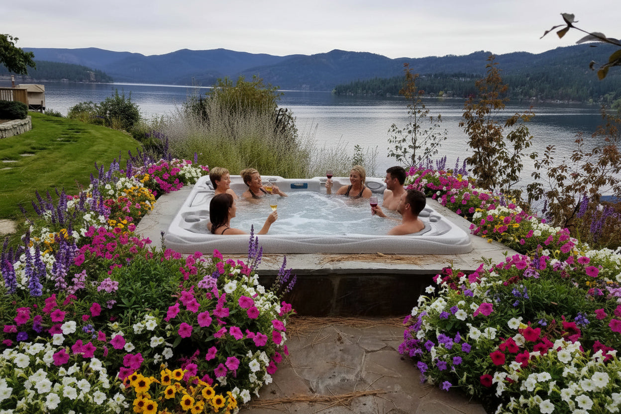 El Dorado Hot Tub - 5-Person Deep Comfort for Full-Body Hydrotherapy