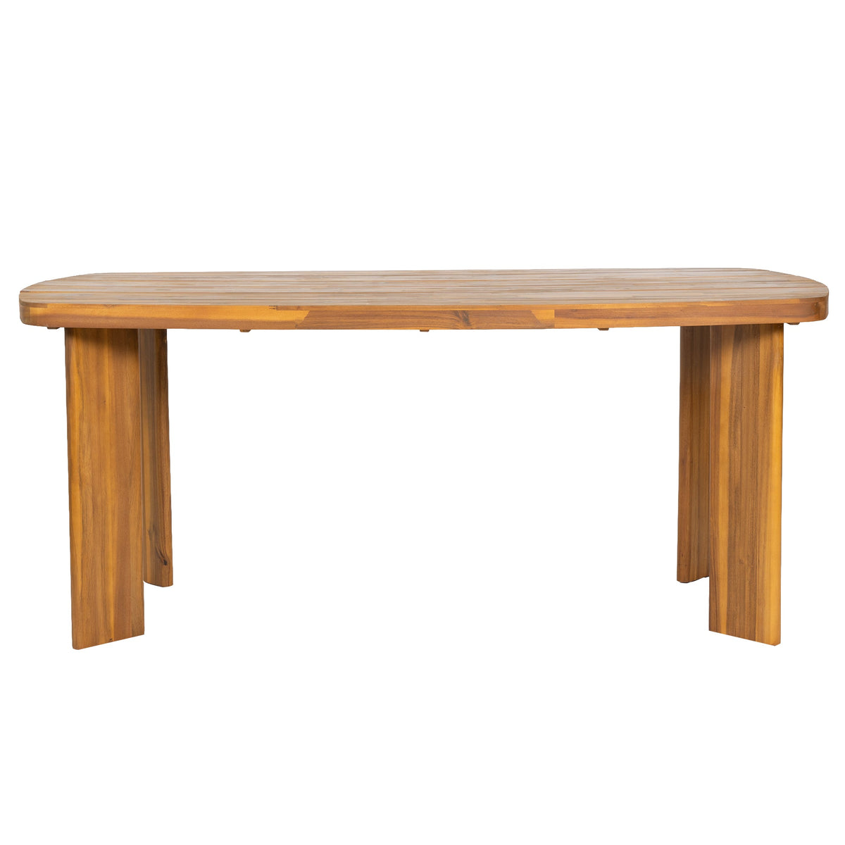 7-Piece Outdoor Patio Dining Set with Cushions - Teak Finish