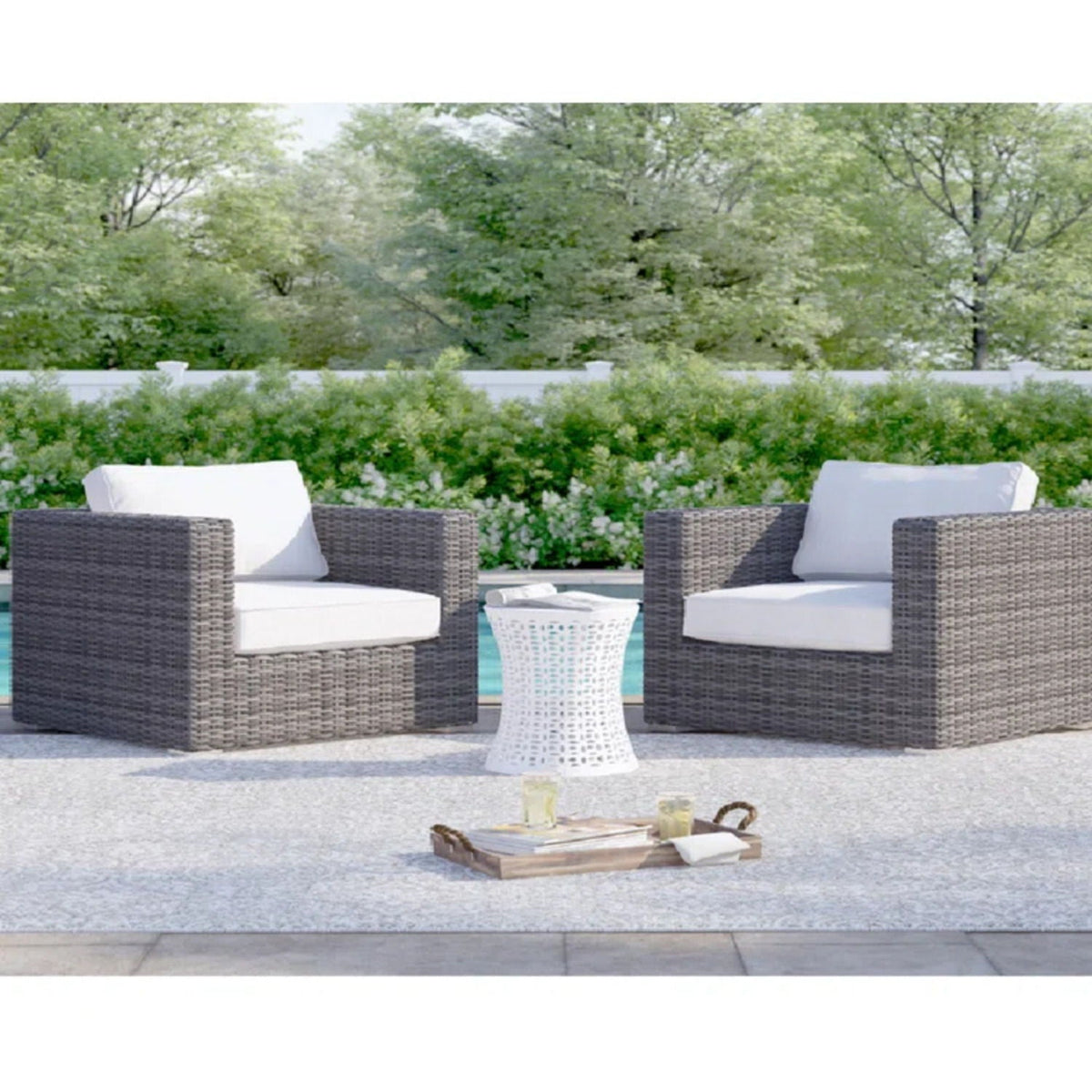Outdoor Patio Chair With Cushions