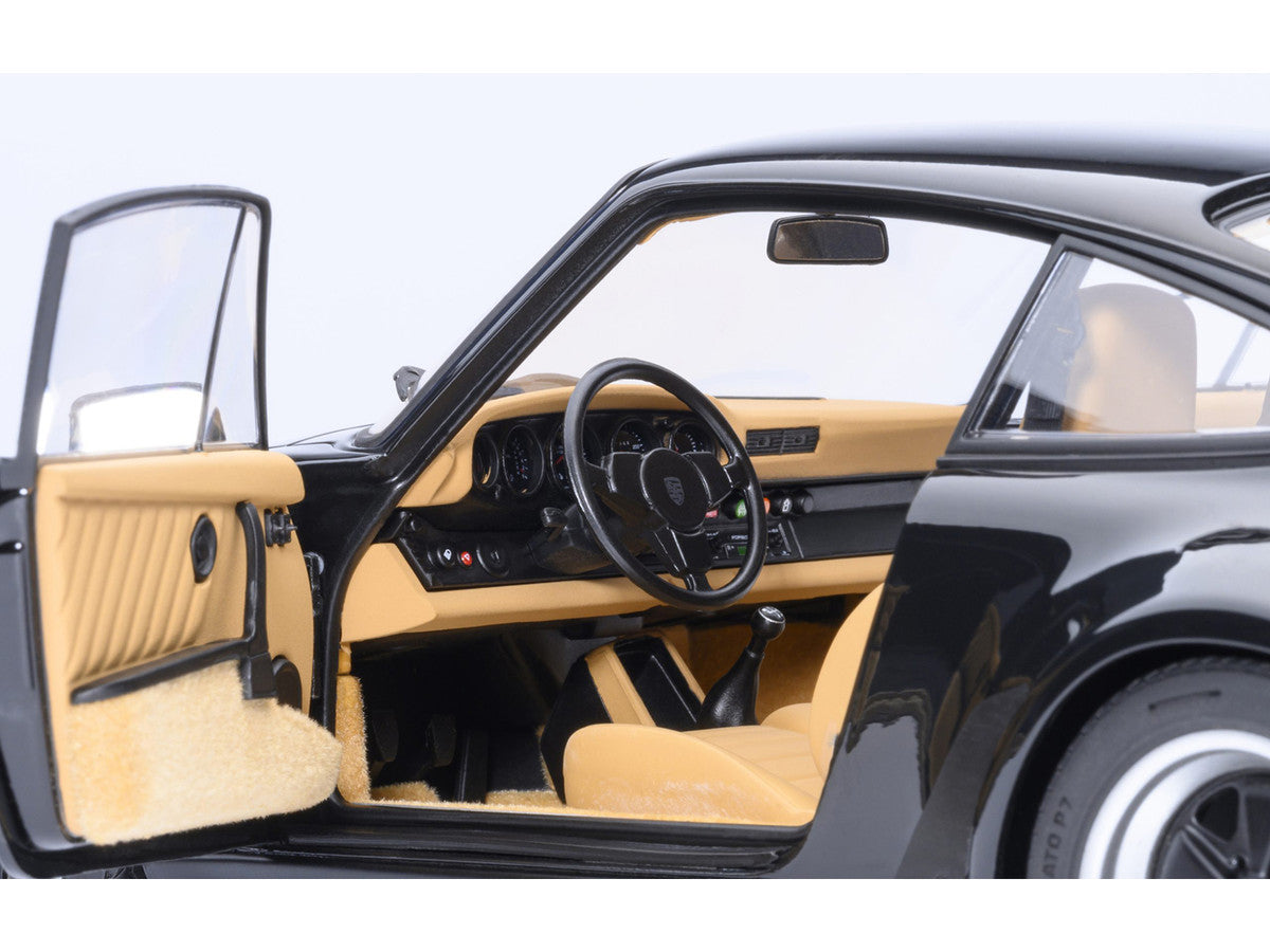 Porsche 911 Turbo 3.0 (930) Black 1/18 Model Car by Autoart