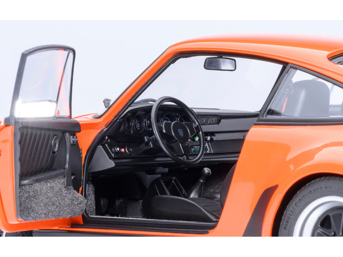 Porsche 911 Turbo 3.0 (930) Continental Orange 1/18 Model Car by Autoart