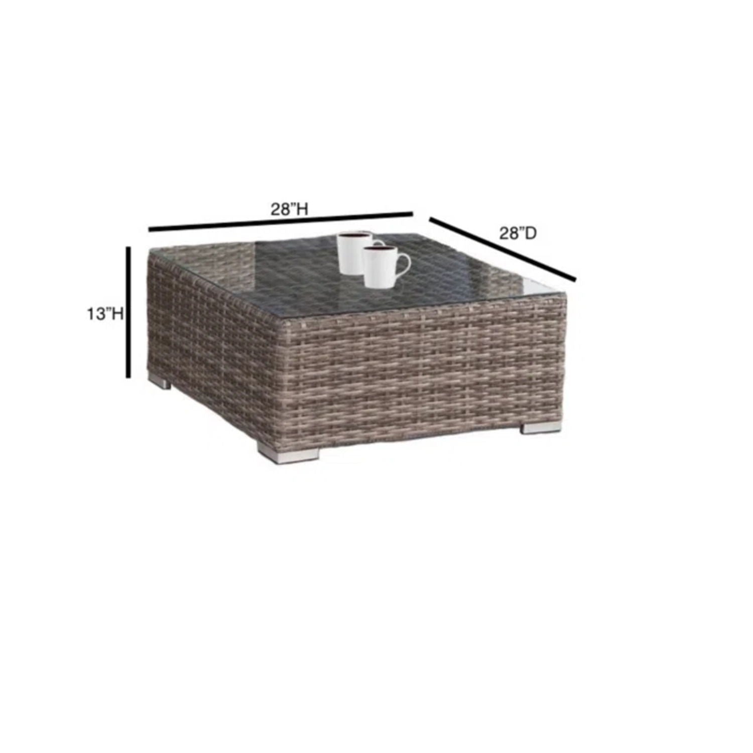Stylish Entertainment Sectional Set, Outdoor Living