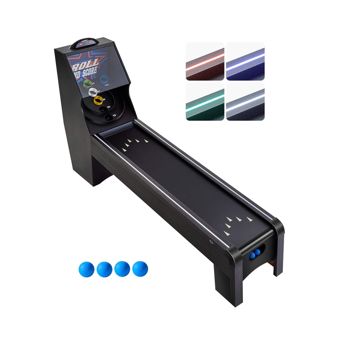 9FT Roll And Score Game Table With Automatic Ball Return