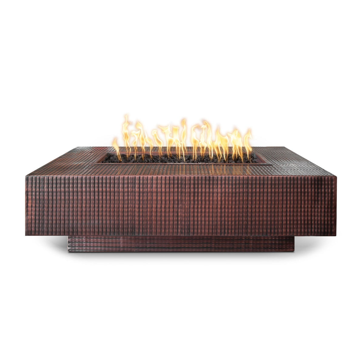 Cabo Linear 56" Metal Collection Fire Pit by The Outdoor Plus