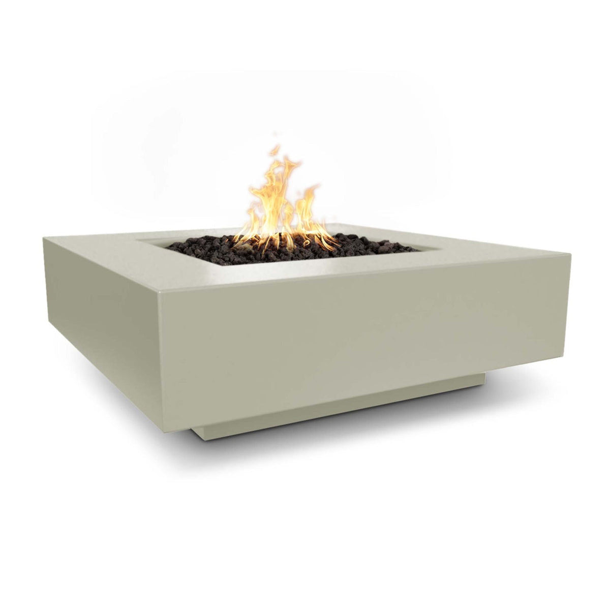 Cabo Square 48" GFRC Concrete Fire Pit by The Outdoor Plus