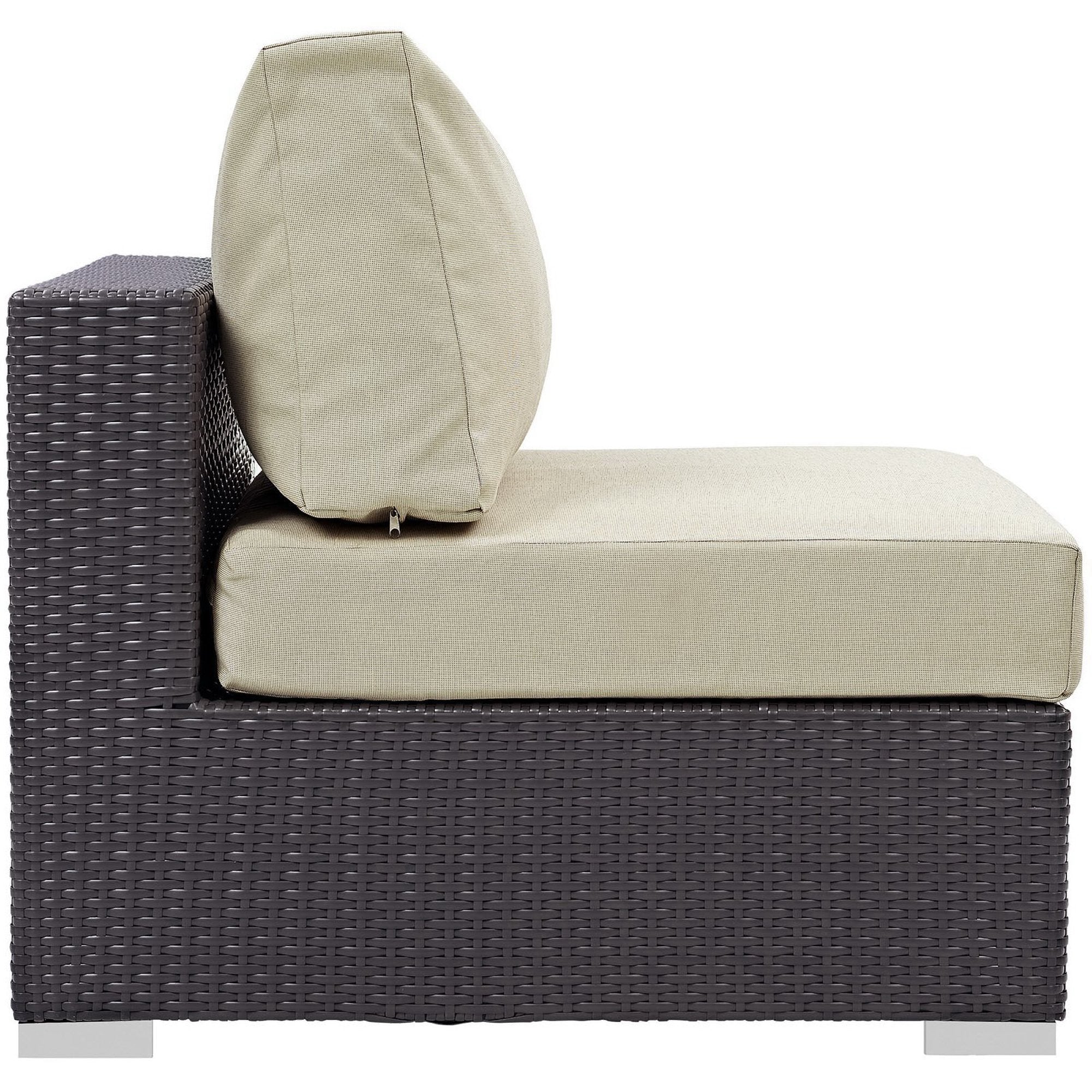 Convene Outdoor Patio Armless Chair by Modway