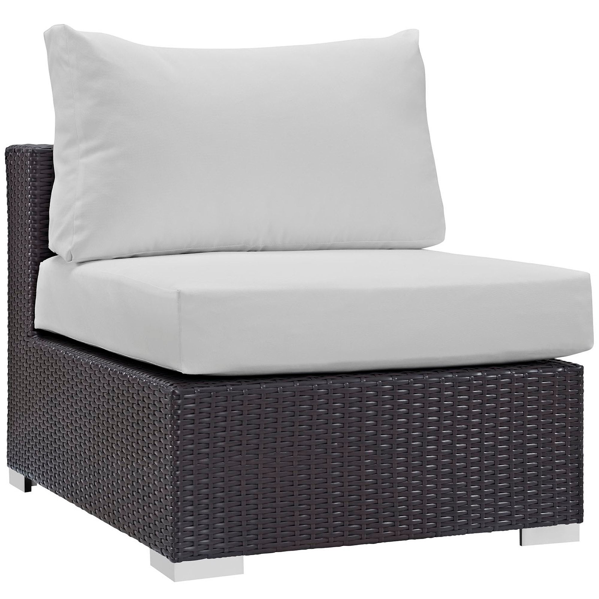 Convene Outdoor Patio Armless Chair by Modway