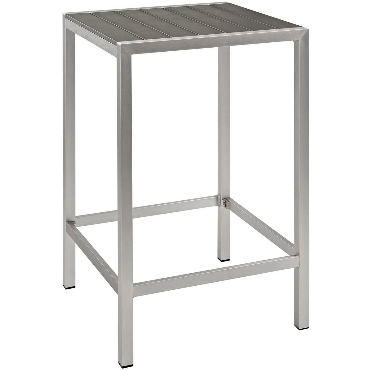 Shore 3 Piece Outdoor Patio Aluminum Pub Set by Modway - EEI-3158