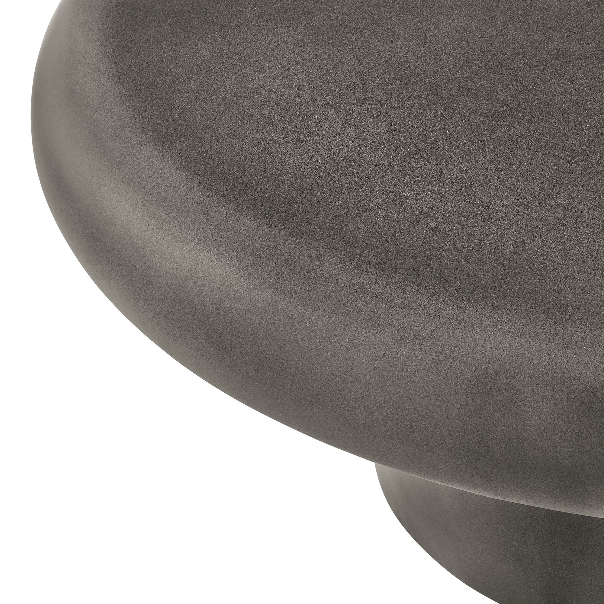 Argos Indoor-Outdoor Patio Concrete Round Coffee Table by Modway