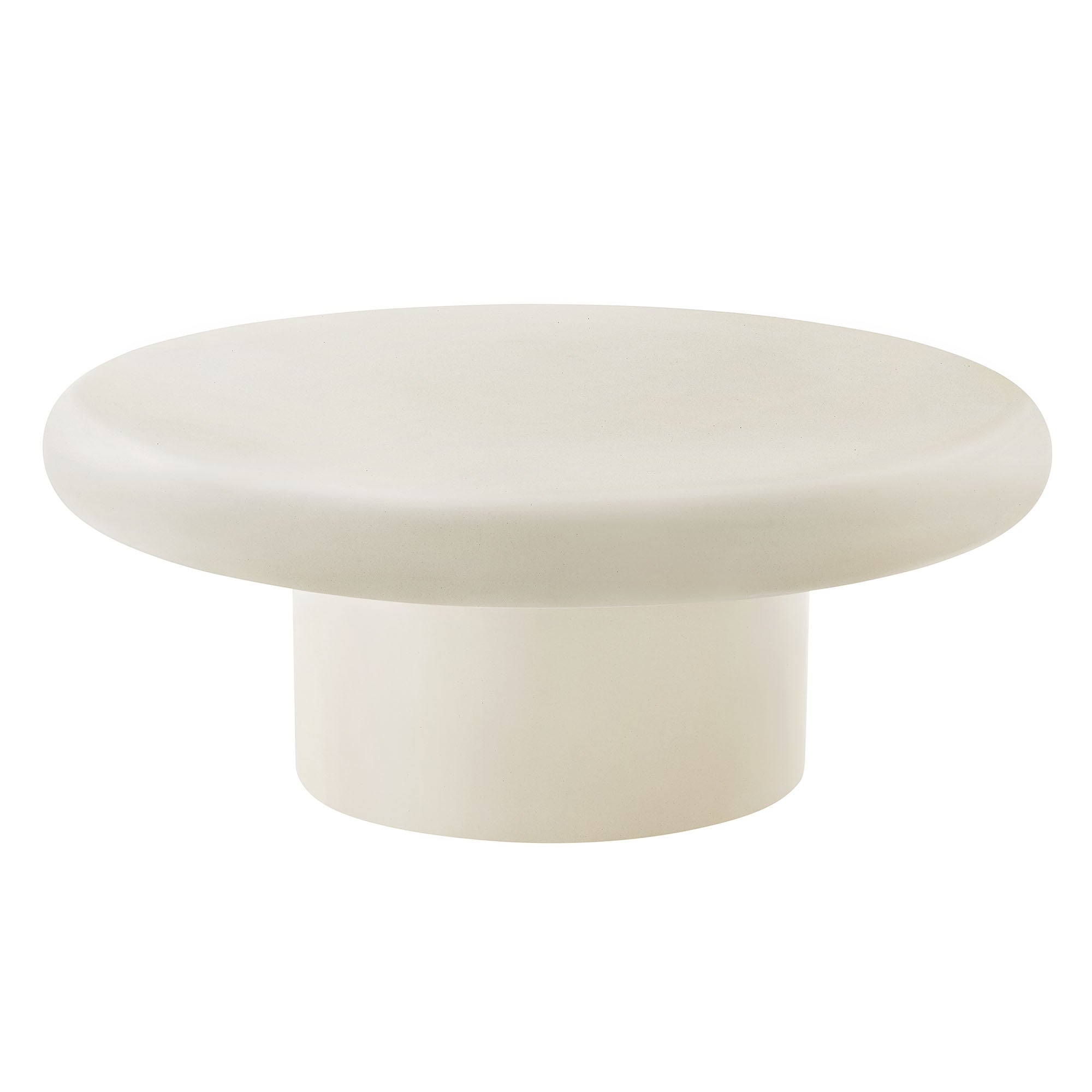 Argos Indoor-Outdoor Patio Concrete Round Coffee Table by Modway