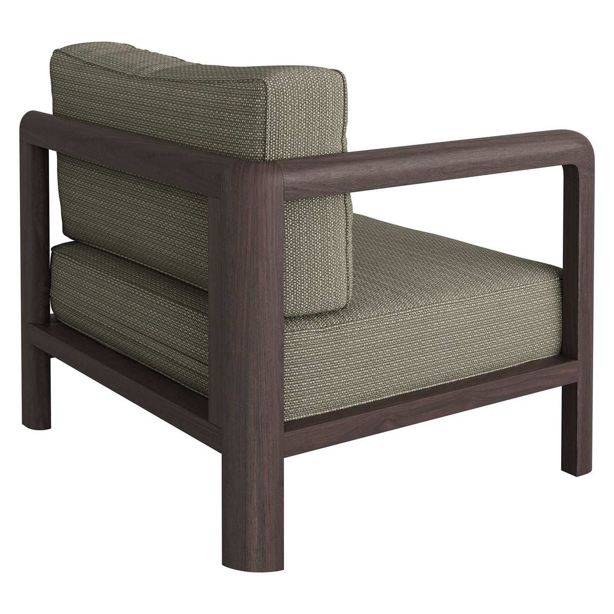Kona Outdoor Patio Teak Wood Left-Arm Facing Modular Armchair by Modway
