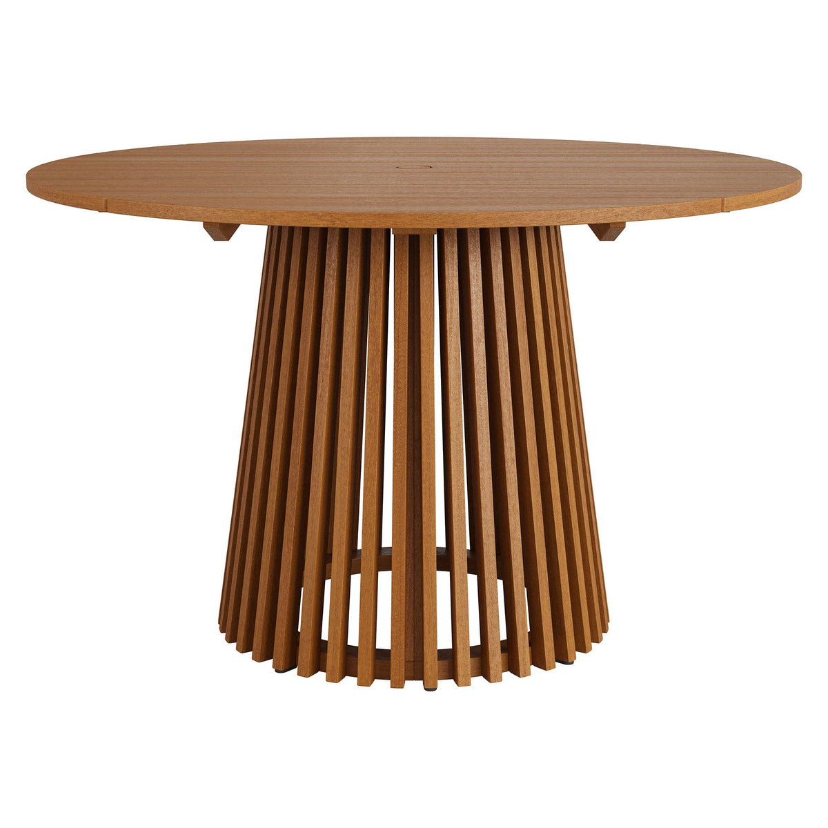 Lane Round Outdoor Patio Teak Wood Dining Table by Modway