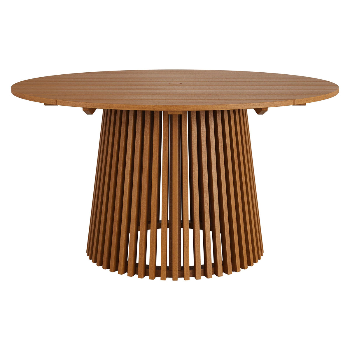 Lane Round Outdoor Patio Teak Wood Dining Table by Modway