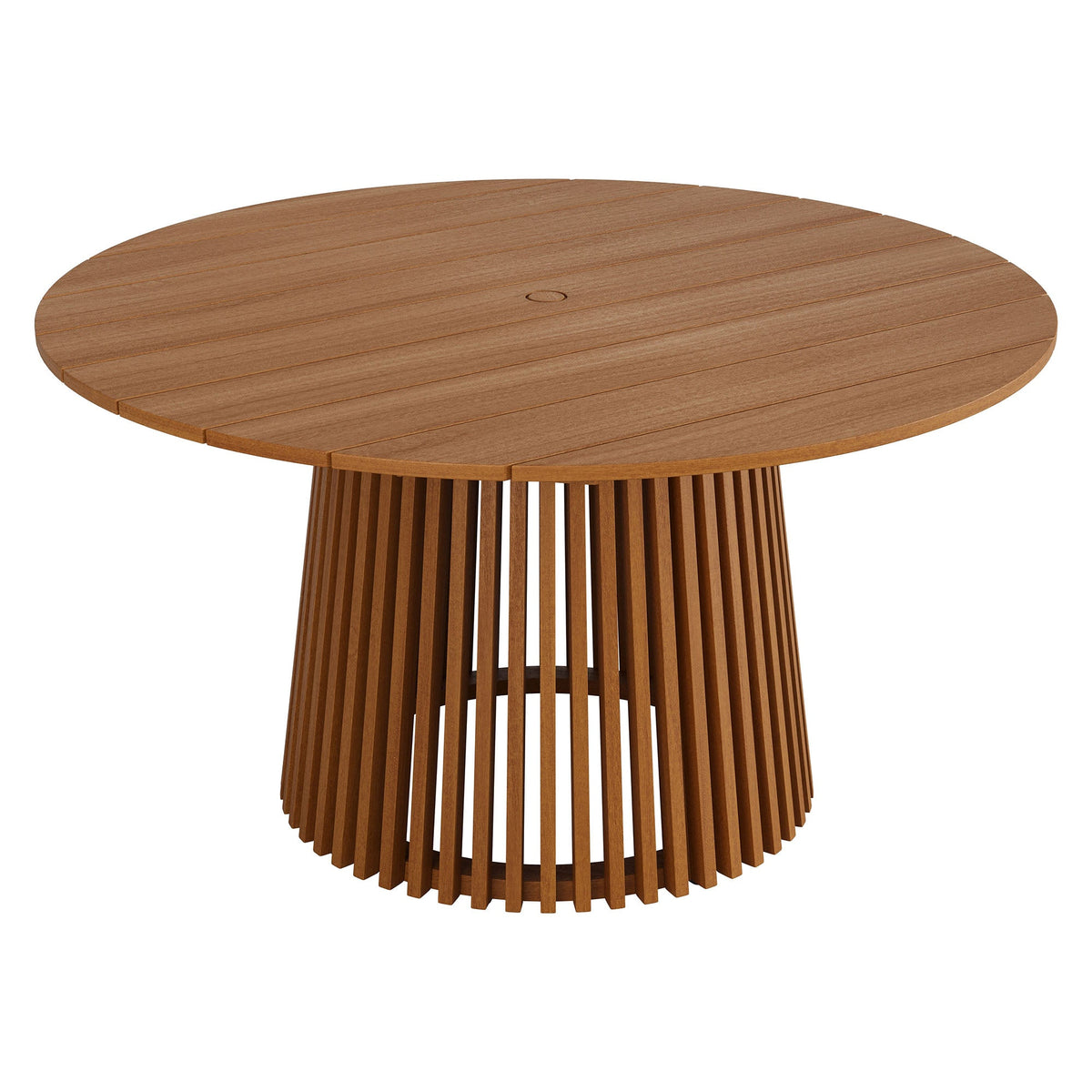 Lane Round Outdoor Patio Teak Wood Dining Table by Modway