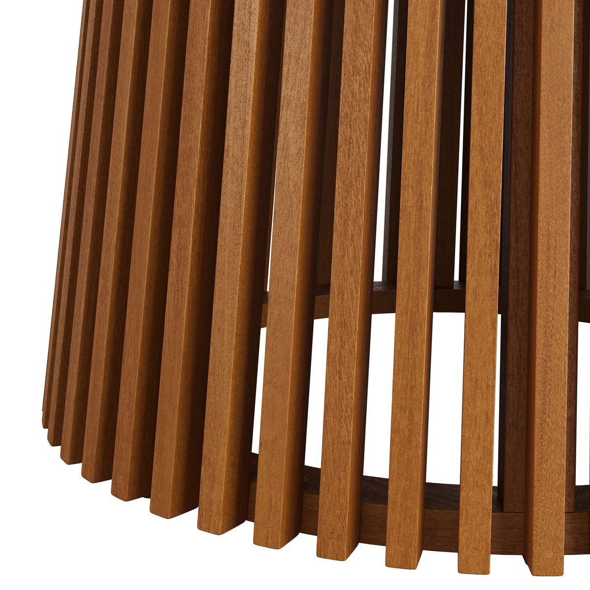 Lane Round Outdoor Patio Teak Wood Dining Table by Modway