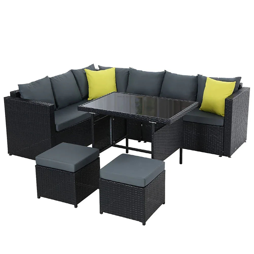 Garden Outdoor Furniture Patio Set Dining Sofa Table Chair Lounge