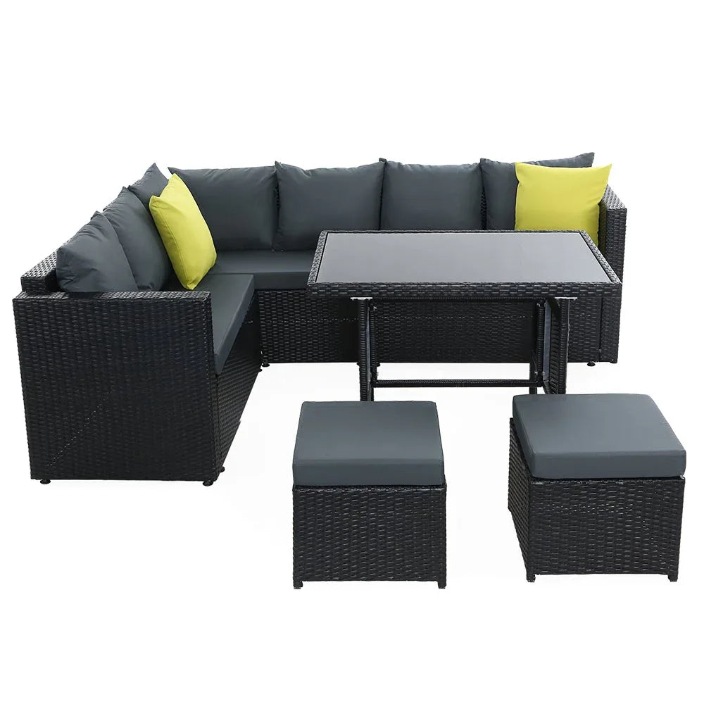 Garden Outdoor Furniture Patio Set Dining Sofa Table Chair Lounge