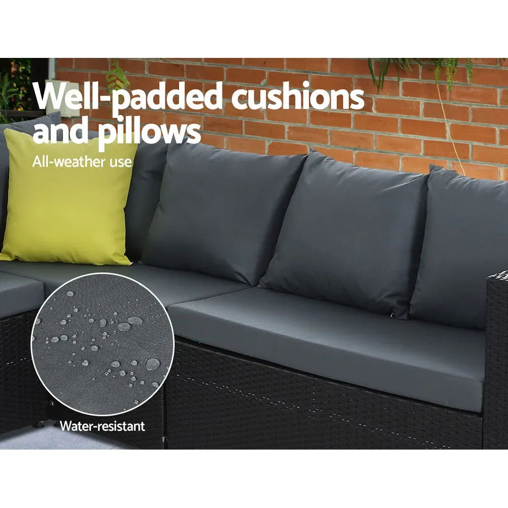Garden Outdoor Furniture Patio Set Dining Sofa Table Chair Lounge
