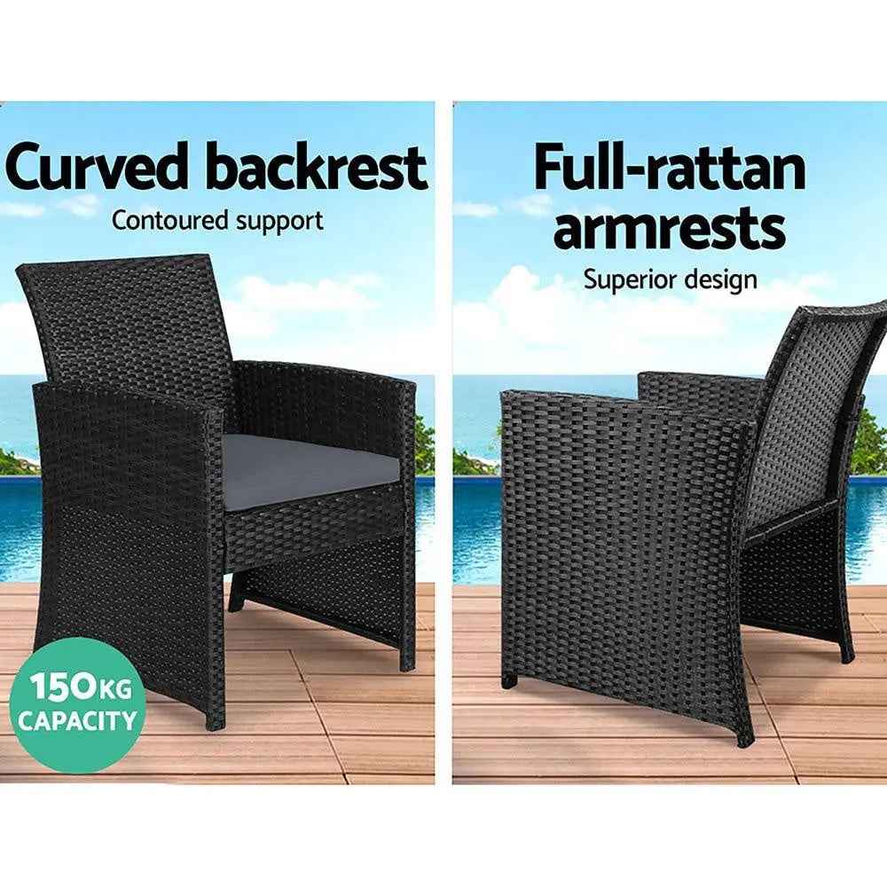 Garden Garden Furniture Outdoor Lounge Setting Wicker Sofa Set