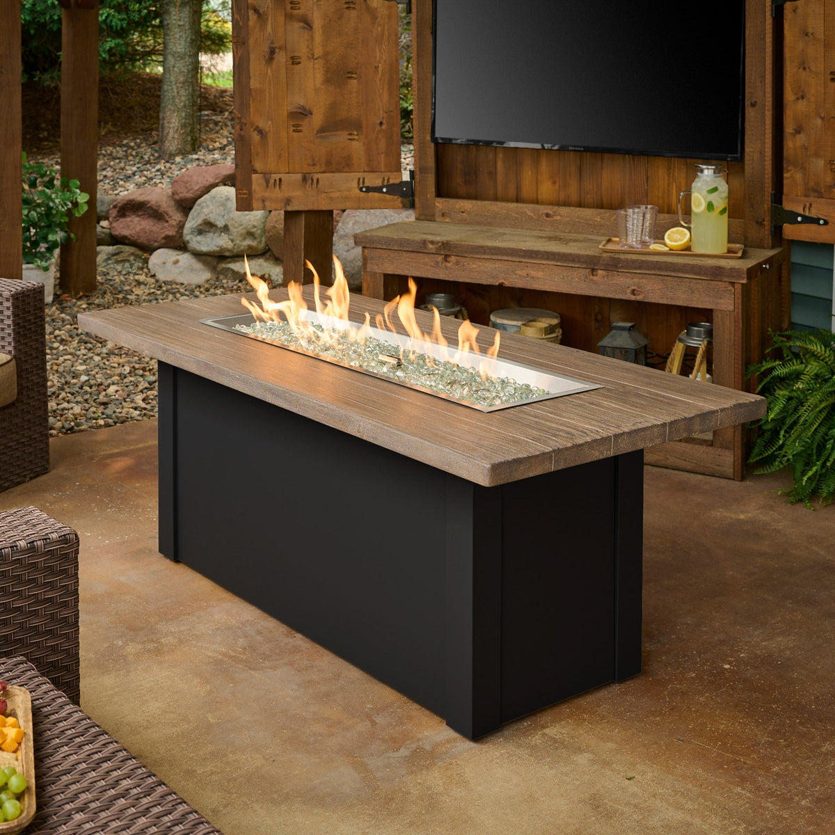 Havenwood 62-Inch Linear Gas Fire Pit Table
