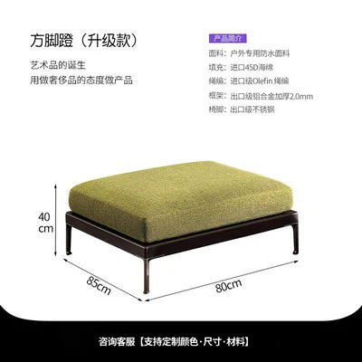 Outdoor Rattan Garden Sofa House Casual Teak Waterproof and Sun Protection Outdoor Outdoor Furniture Garden Balcony Rattan Chair