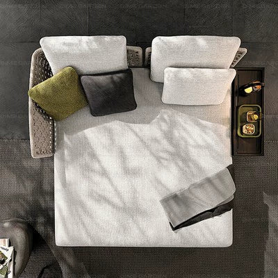 Outdoor Rattan Garden Sofa House Casual Teak Waterproof and Sun Protection Outdoor Outdoor Furniture Garden Balcony Rattan Chair