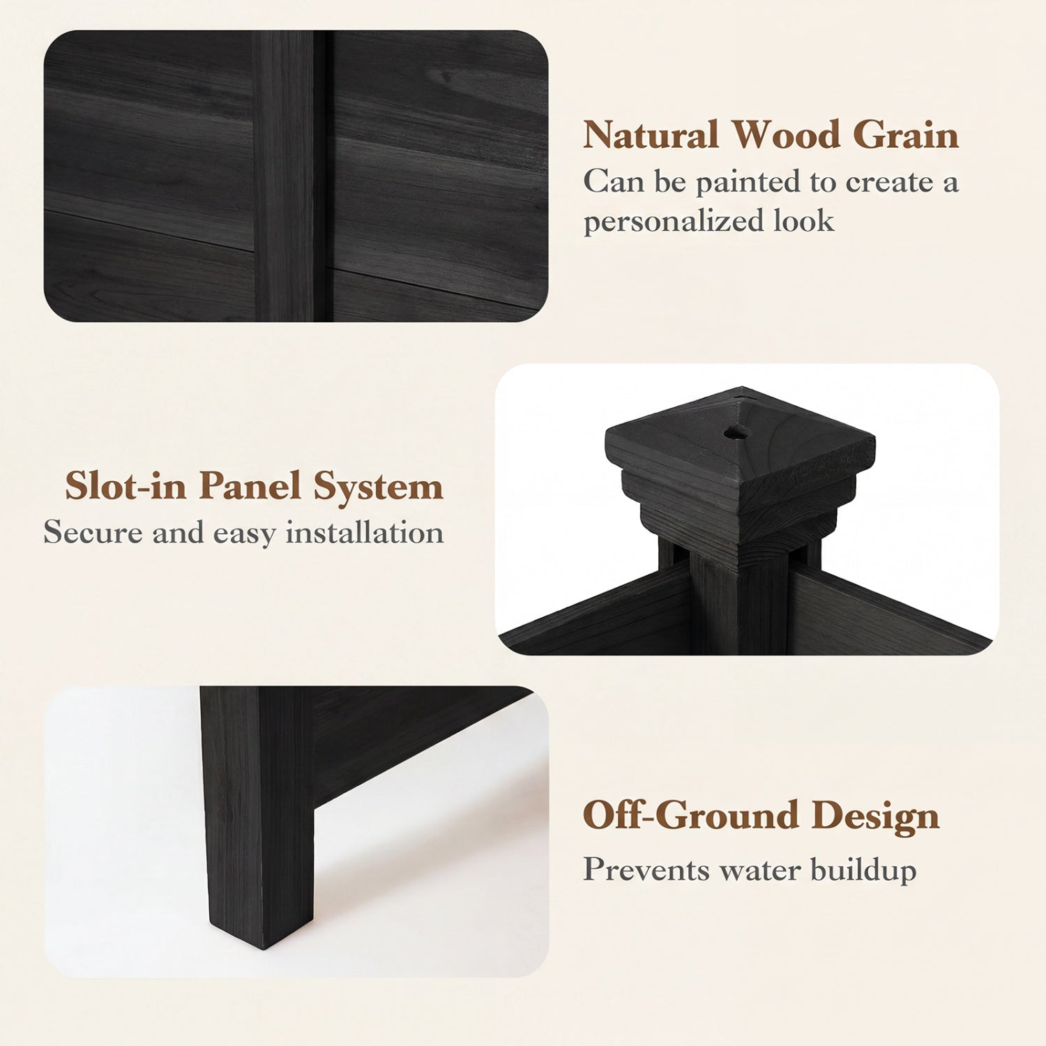 Outdoor Privacy Fence Screen for AC Units and Equipment