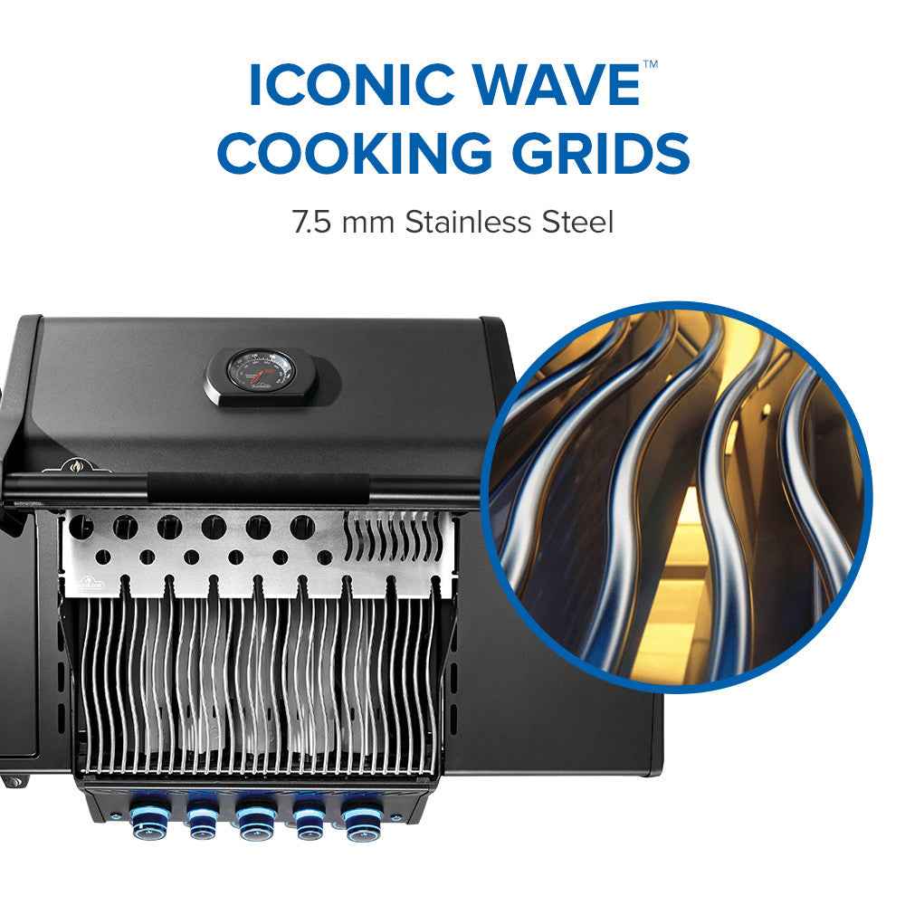 Patio Elegance Gas Grill Phantom Rogue PRO‑S 425 RSIB with Infrared Side and Rear Burners