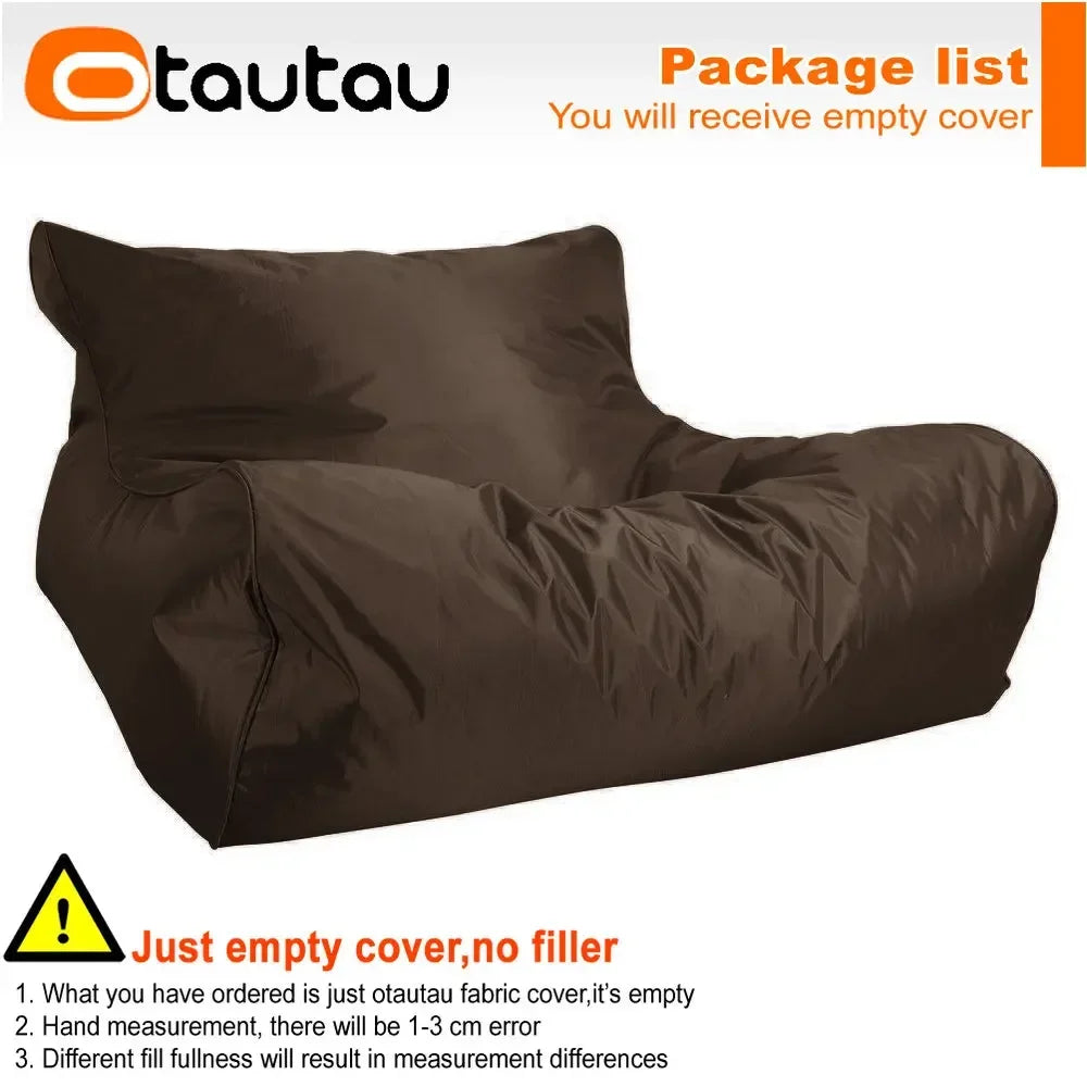 OTAUTAU Swimming Pool Floating Bean Bag Pouf Lounger Cover No Filler Waterproof Sofa Bed Sac Chaise Lounge Recliner Puff