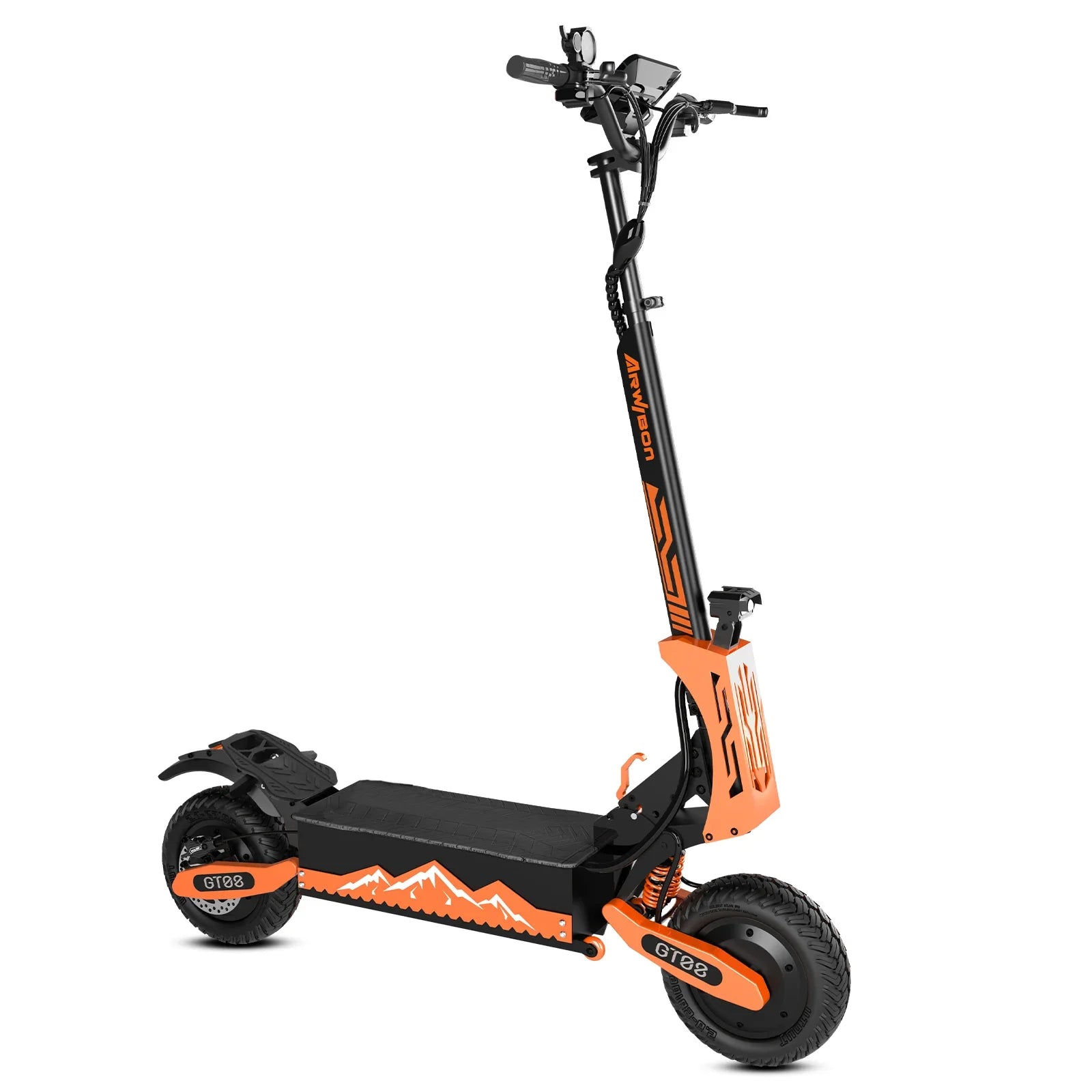 Arwibon 5600W Dual-Motor Electric Scooter 60V27AH With Top Speed 46MPH