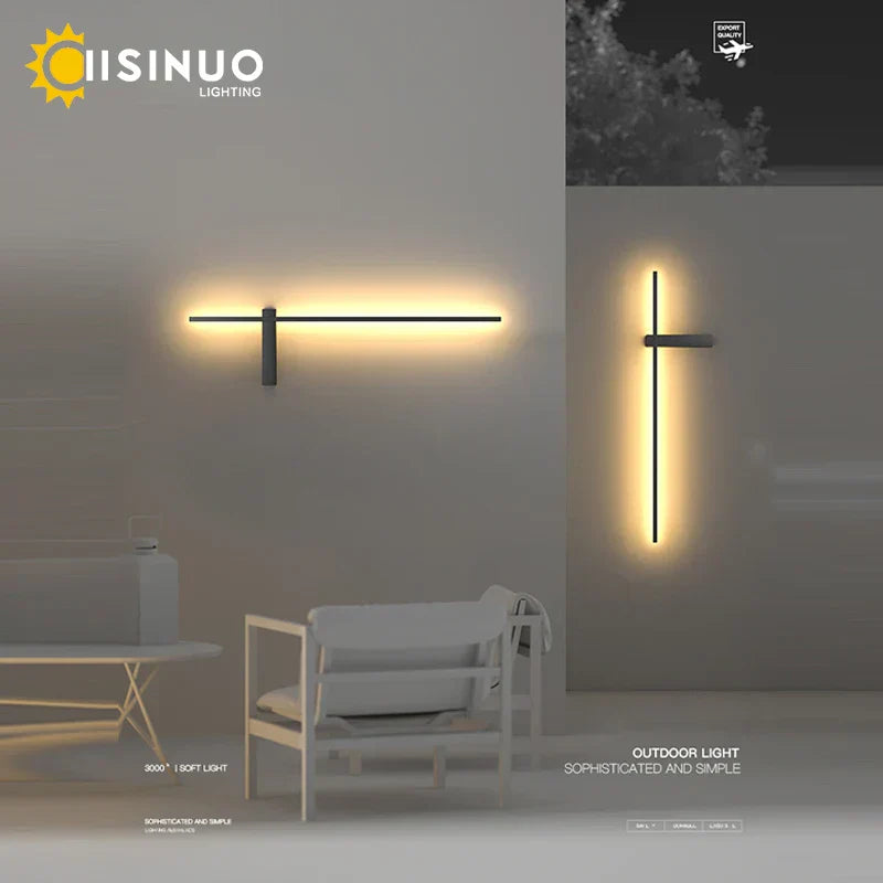 DecorBites™ Aluminum Outdoor Wall Sconce IP54 Waterproof Light Fixture for Porch and Patio