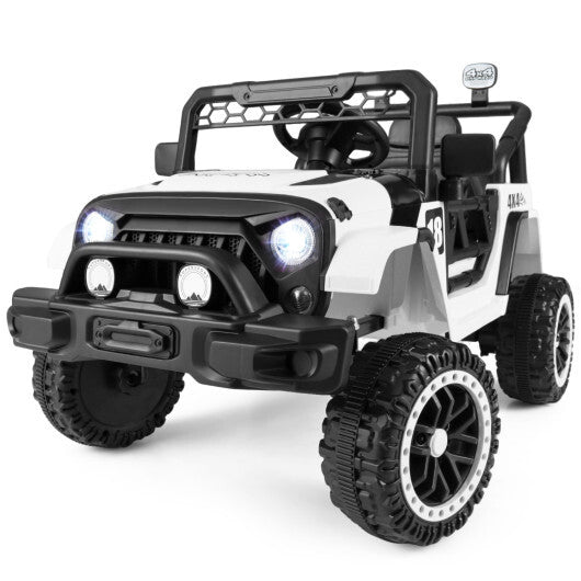 12V Kids Ride on Truck with Remote Control and 3 Speeds-Red