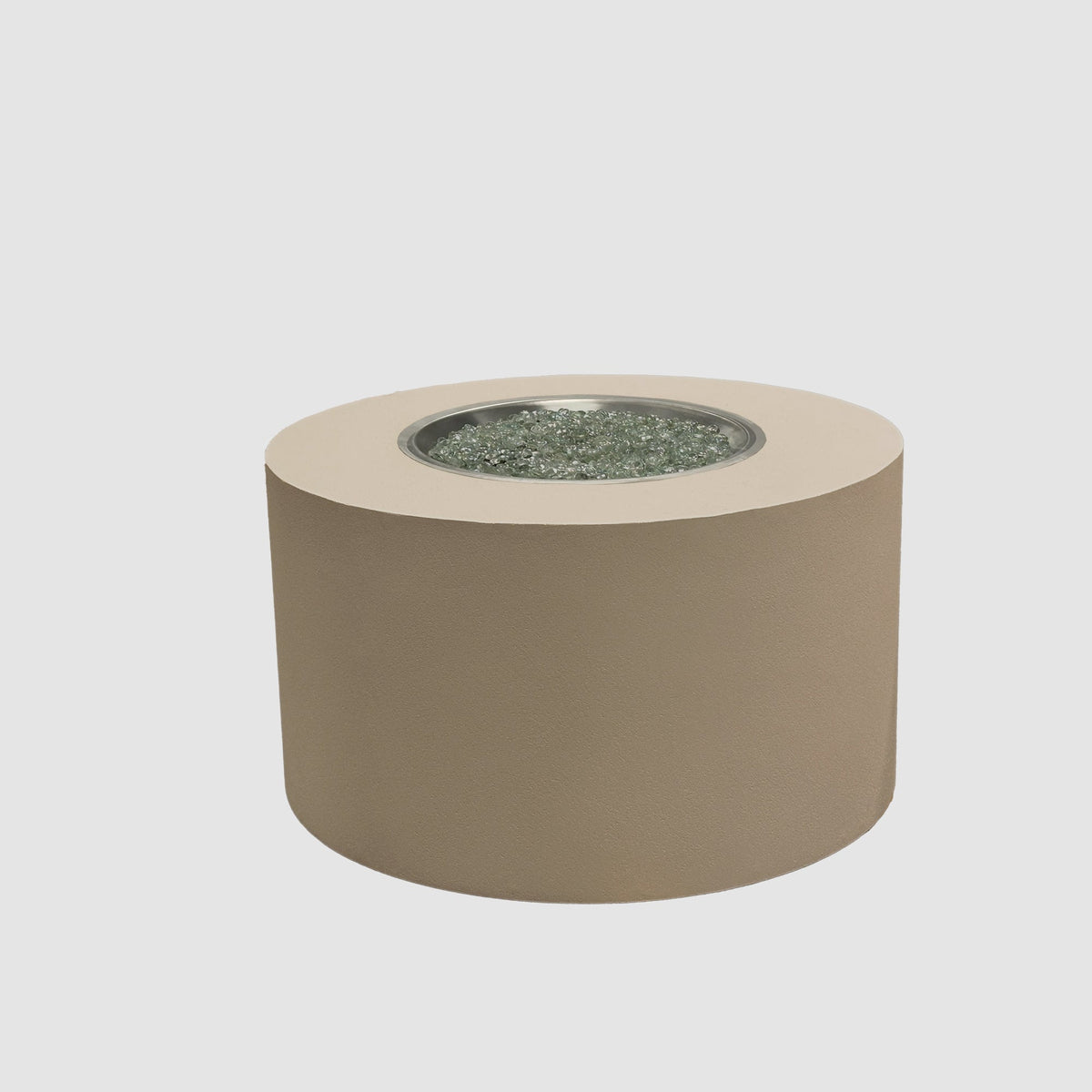 Vosera Round Gas Fire Pit Table