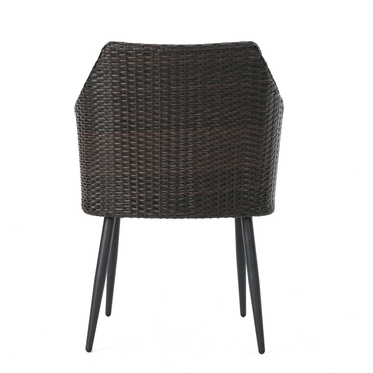 Kenneth 3 Pieces Chat Set Outdoor Furniture - Brown Multi